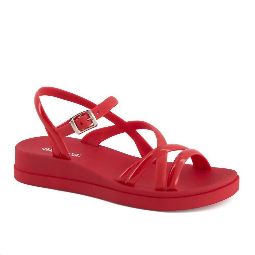 NEW ANDREA women's classy sandal in red